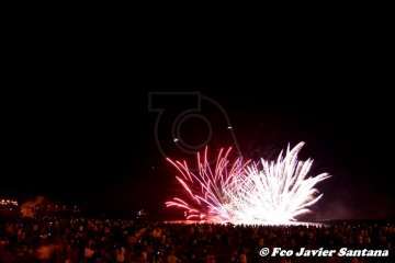 Los fuegos de Melenara 2018 (Foto Francisco Santana Ravelo)